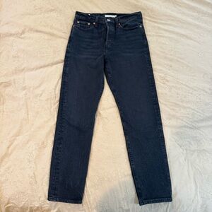 Levi “Wedgie” Black Denim